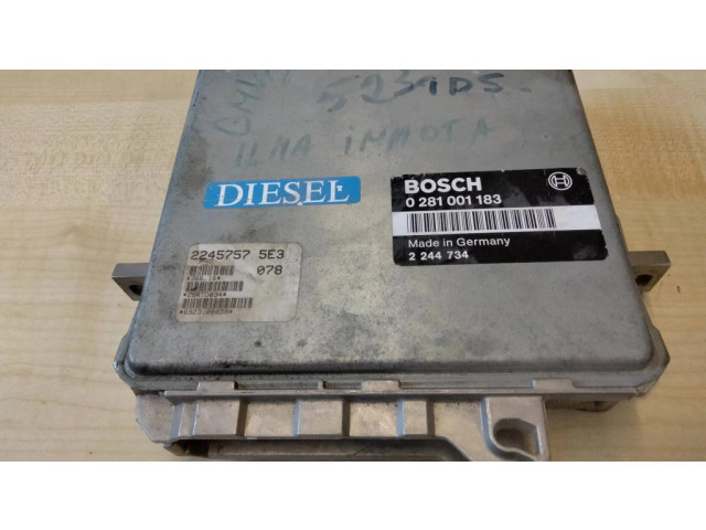 Řídící jednotka 0281001183, 2244734   BMW 5 E34 1995