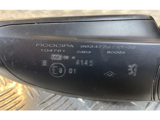 Zpětné zrcátko  Peugeot 307 2006  96347727XT, FL04761  