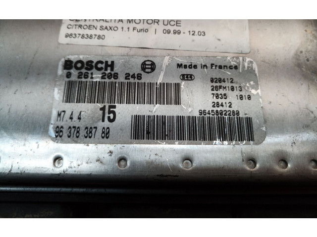 Vstřikovač 9637838780, 0261206246   Citroen Saxo    HFX 