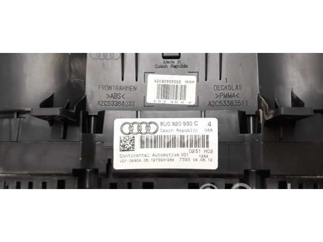 Панель приборов 8U0920930C   Audi RS Q3       