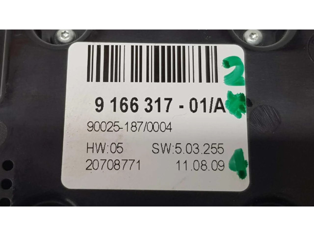 Блок управления климат-контролем 64119166317   BMW X6 E71