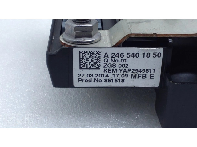   Pojistková skříňka A2465401850   Mercedes-Benz B W246 W242 2015