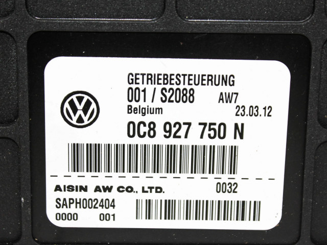 Блок управления коробкой передач 0C8927750N   Audi Q7 4L