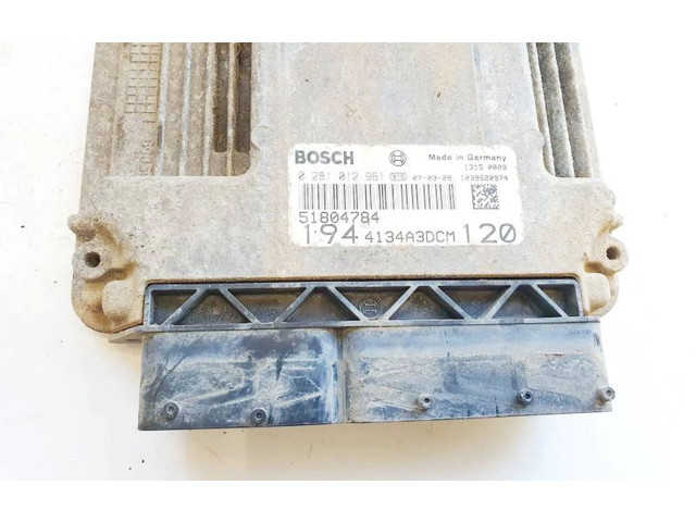 Řídící jednotka 0281012961, 1944134A3DCM   Fiat Croma 2007