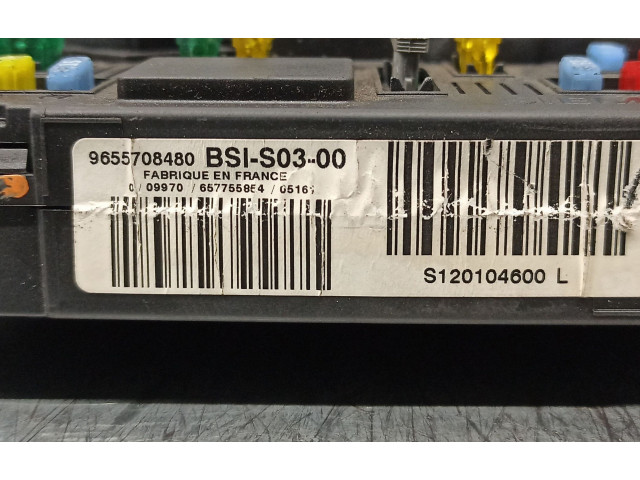 Pojistková skříňka Řídící jednotka BSM 9655708480   Peugeot 407 2005