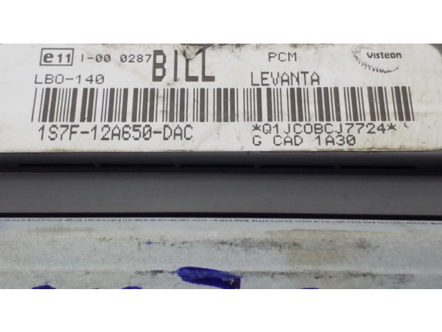 Блок управления двигателем Блок управления 1S7F12A650DAC, LB0140   Ford Mondeo Mk III