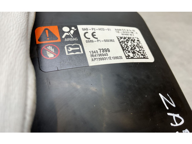 Подушка безопасности в сиденье 13437399   Opel Zafira C