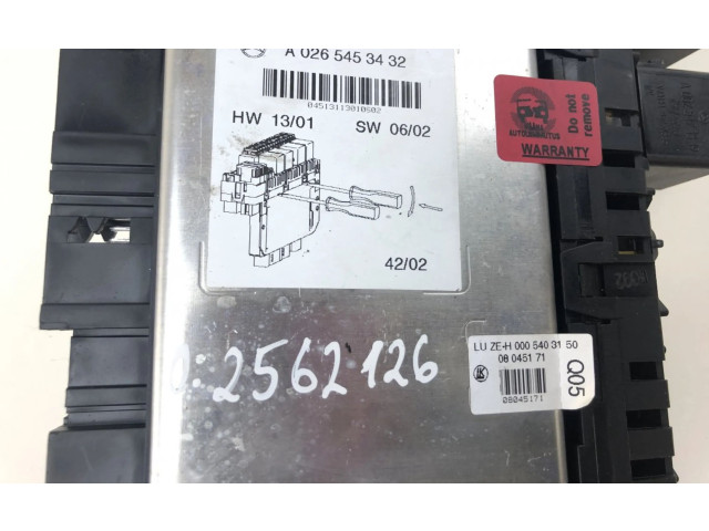   Pojistková skříňka 05045139, A2305454032   Mercedes-Benz SL R230 2002