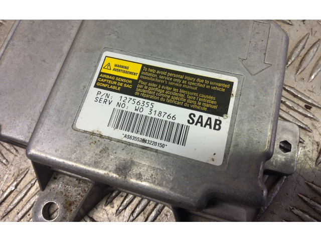 Блок подушек безопасности 12756355, 318766   Saab 9-3 Ver2