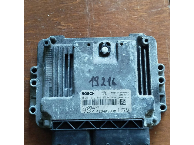 Řídící jednotka 55206271, 0281012883   Alfa Romeo GT 2006