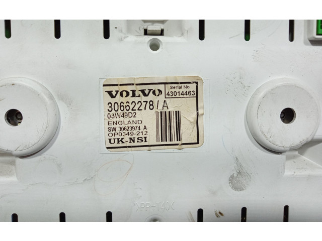 Панель приборов 30662278, 30662278   Volvo S40, V40       