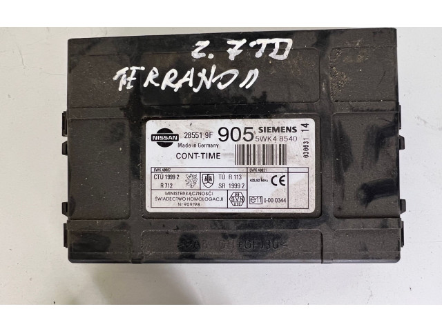 Pojistková skříňka Řídící jednotka BSM 285519F, 5WK48540   Nissan Terrano 2000