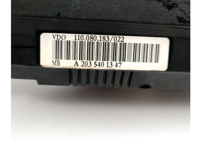 Přístrojová deska  Mercedes-Benz C W203 2003 A2035401347, A2035401347  