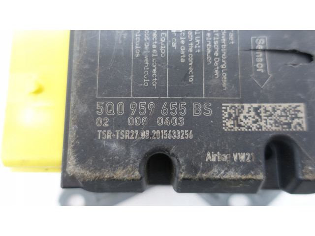 Блок управления надувных подушек MODUŁ SENSOR AIR BAG VW GOLF 5Q0959655BS   Volkswagen Golf VIII   