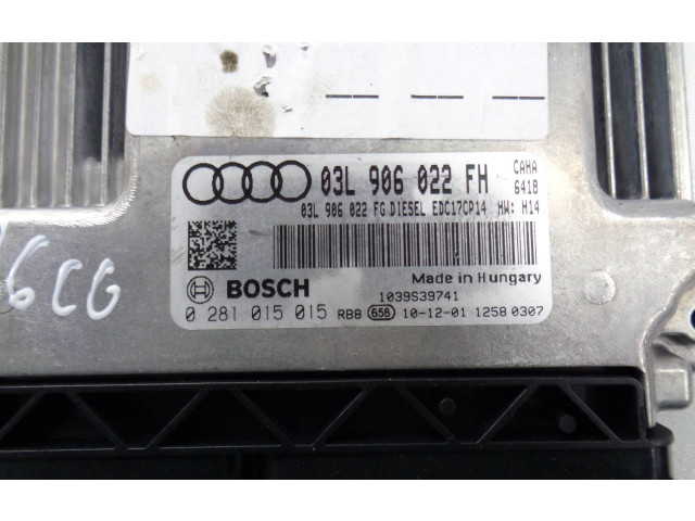 Řídící jednotka 03L906022FH, 0281015015   Audi A6 S6 C6 4F 2009