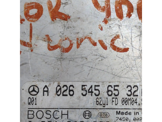 Řídící jednotka A0265456532, 0261206299   Mercedes-Benz E W210 1997