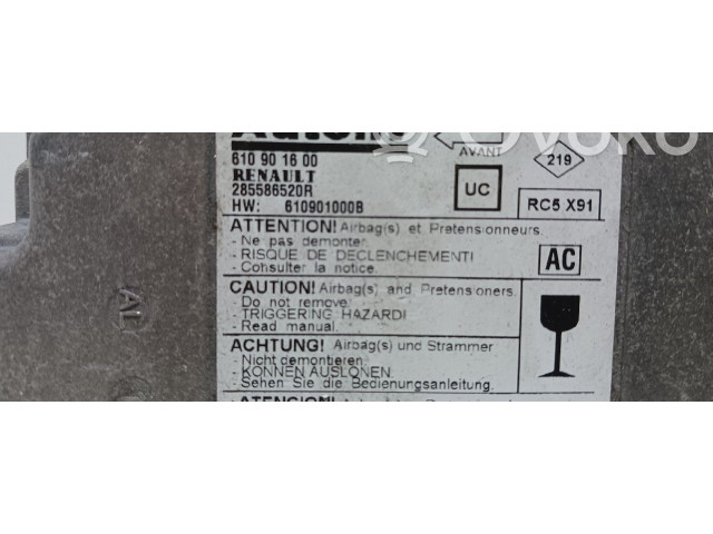 Блок подушек безопасности 285586520R, 610901600   Renault Laguna III