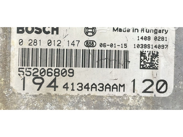 Řídící jednotka 0281012147, 0281012147   Fiat Croma 2006