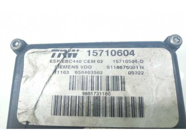 Jednotka ABS 4541X3, 9661731180   Peugeot 407 2006