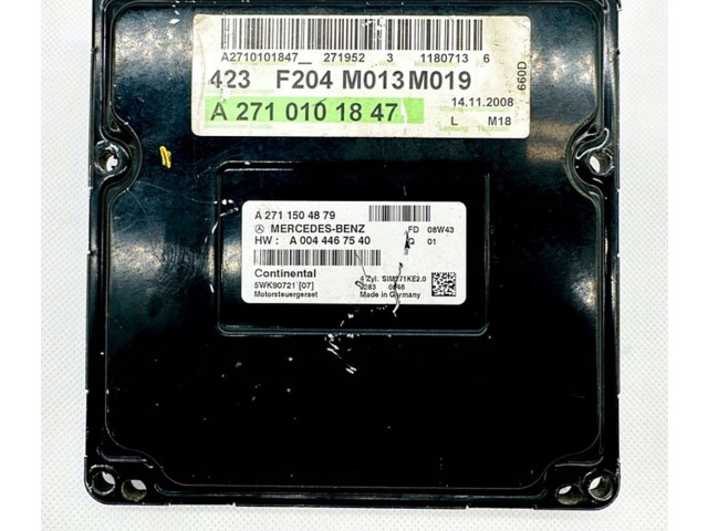 Řídící jednotka A2711504879, A0044467540   Mercedes-Benz C W204 2008