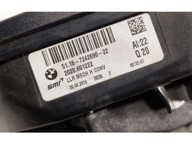 Zpětné zrcátko  BMW 1 F20 F21 2016  51167242702, 724269022  