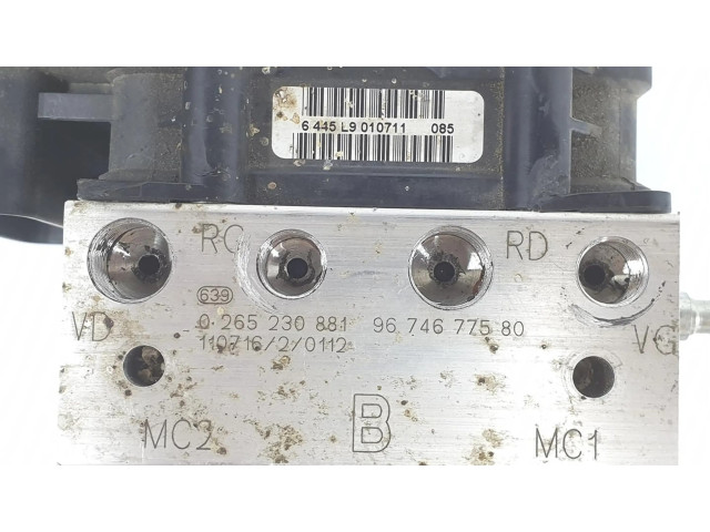 Jednotka ABS 9674677580, 1607510480   Peugeot 3008 I 2009