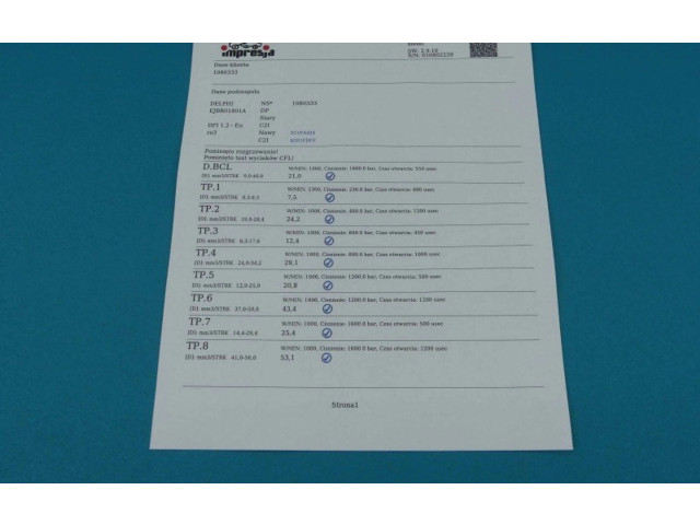 Vstřikovač EJBR01801A, IMPRK1080333   Nissan Almera N16     