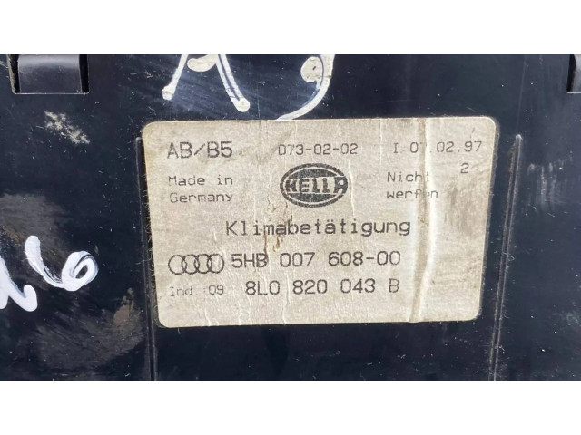 Блок управления климат-контролем 8L0820043B   Audi A3 S3 8L