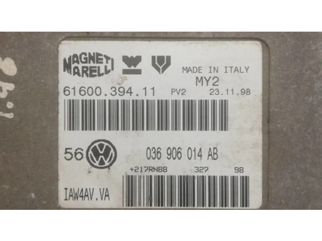 Блок управления двигателя 036906014AB, 6160039411   Volkswagen Golf IV