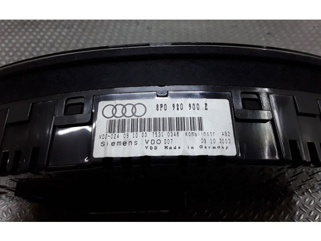 Přístrojová deska  Audi A3 S3 8P 2003 8P0920900E  