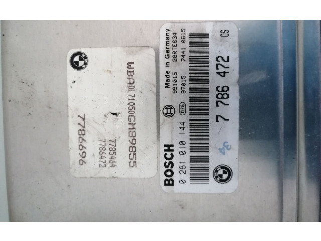 Řídící jednotka 0281010141, 7786472   BMW 5 E39 2003