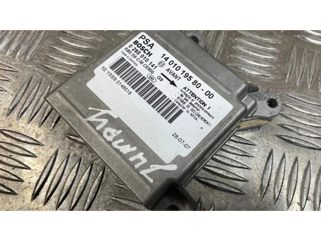 Блок подушек безопасности 1401019580, 0285010141   Citroen Jumpy