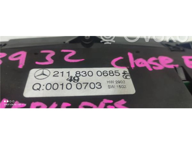Блок управления климат-контролем 2118300685, 2118300685   Mercedes-Benz E AMG W211