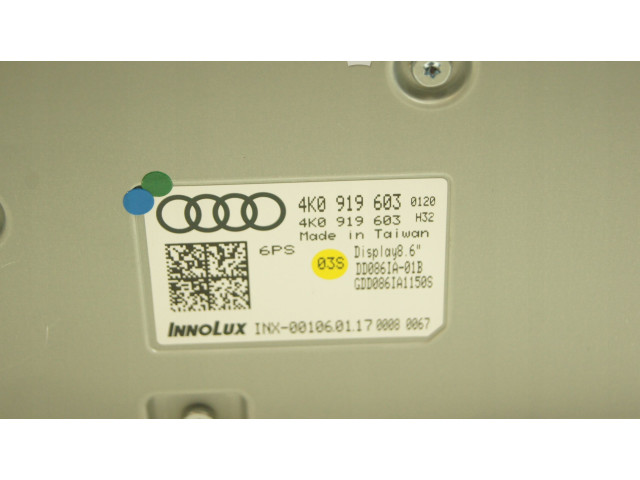 Řídící jednotka 4K0919603, 4K0919603   Audi A6 S6 C8 4K 2019