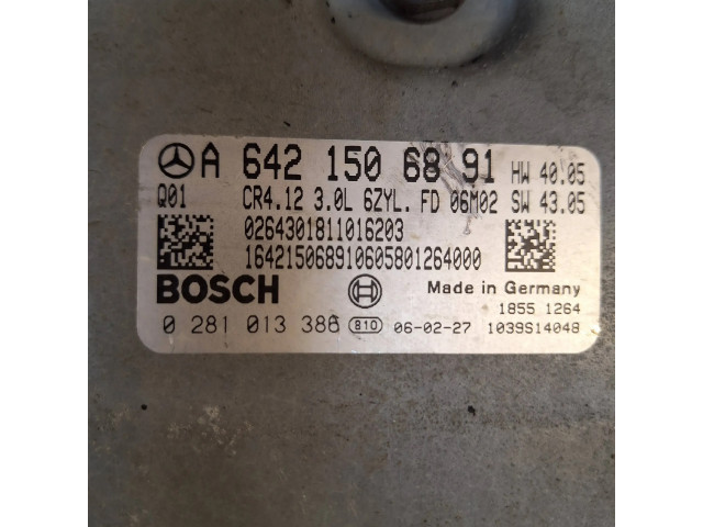 Комплект блоков управления A6421506891, 1039S14048   Mercedes-Benz R W251