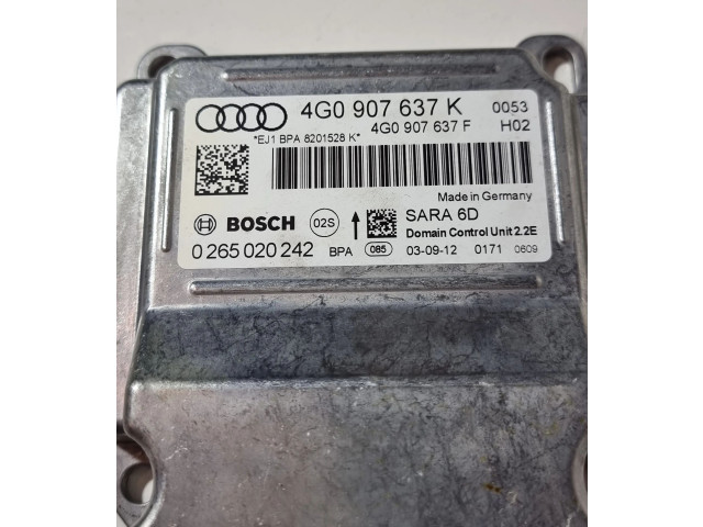 Блок подушек безопасности 4G0907637K, 4G0907637   Audi A6 S6 C7 4G