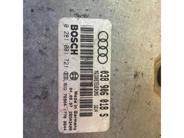 Блок управления двигателя 038906018S, 0281001721   Audi A6 S6 C7 4G