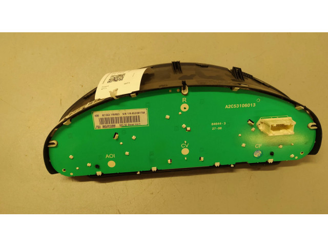 Přístrojová deska  Peugeot 407 2006 A2C53106013, 9654815080  
