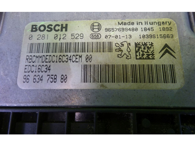 Řídící jednotka 9663475880   Citroen C3 2006