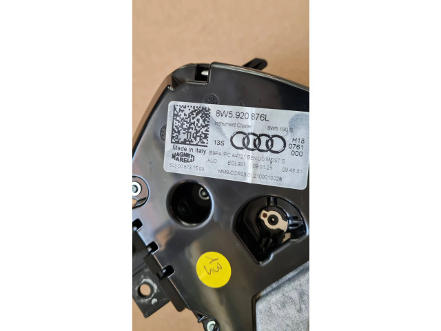 Přístrojová deska  Audi S5 F5 2021 8W5920876L, 2109010028  
