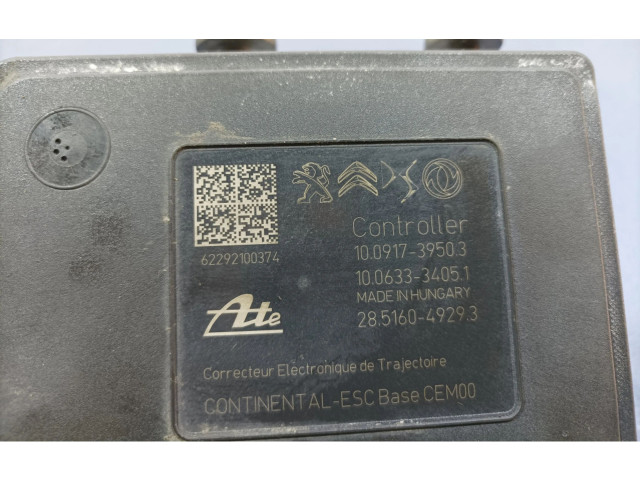 Jednotka ABS 9846124480, 9846124480   Peugeot 208 2022