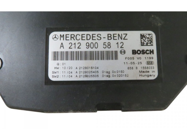   Pojistková skříňka A2129005812, A2129005812   Mercedes-Benz C W204 2012