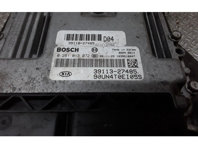 Блок управления двигателя 3911327485, 0281013072   KIA Carens II