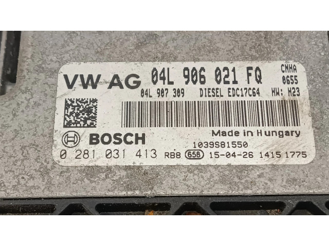 Блок управления двигателя 04L906021FQ   Audi A6 S6 C7 4G