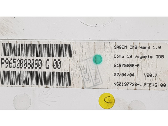 Přístrojová deska  Citroen C2 2004 216755968, 216672523  