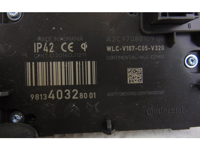 Řídící jednotka 9813403280   Peugeot 3008 I 