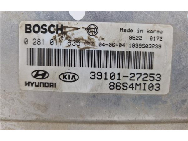 Řídící jednotka 3910127253, 281011635   Hyundai Santa Fe 2004
