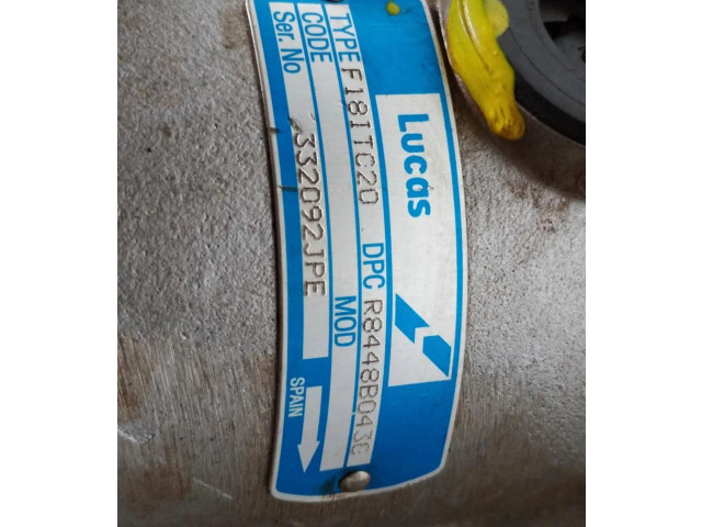 Vstřikovací čerpadlo R8448B043C, BOMBAINYECCION   Rover Rover     