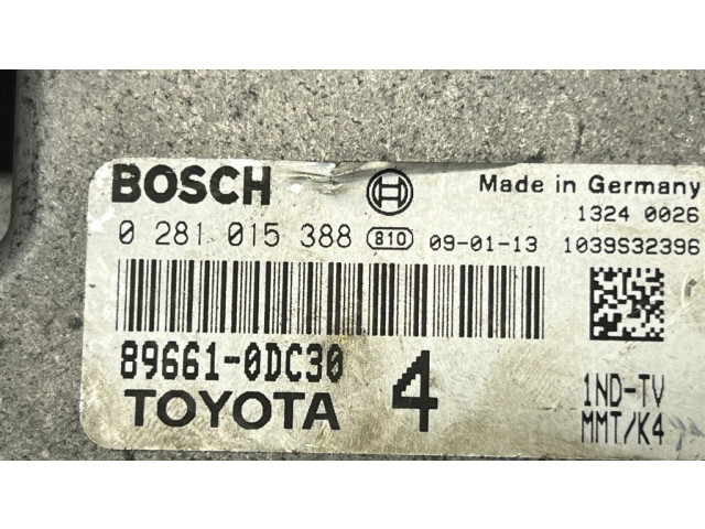 Řídící jednotka 0281015388   Toyota Yaris 2015