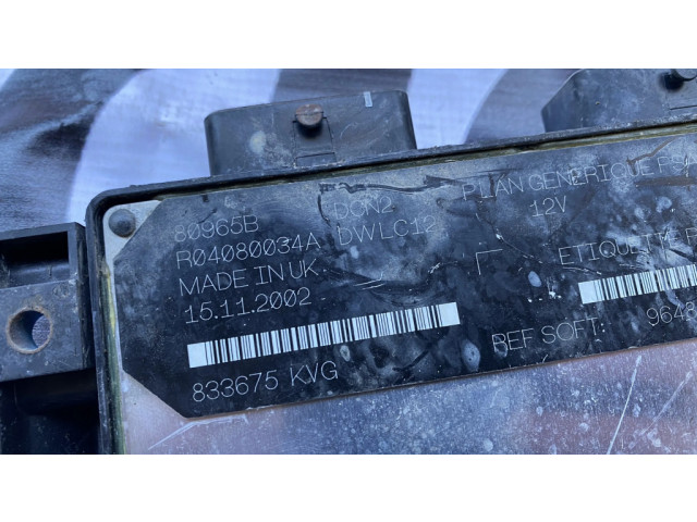 Řídící jednotka 9648225280, R04080034A   Citroen Berlingo 2000